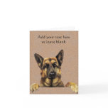 German Shepherd Dog Note card, Thank you cards