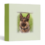 German Shepherd Dog on a Binder binders