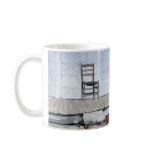 German Shepherd Dog on the Porch Coffee Mug