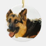 German Shepherd Dog Photo Ornament