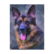 German Shepherd Dog Postcard