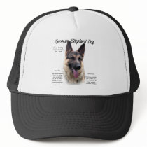 German Shepherd Dog (sable) History Design hats