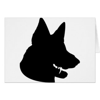 German Shepherd Dog - sheepdog card