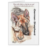 German Shepherd Dog "Soulful" Card
