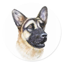German Shepherd Dog stickers by DanesRUs German Shepherd Dog stickers