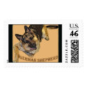 German Shepherd Embroiered look postage by makolady German Shepherd Embroiered look postage