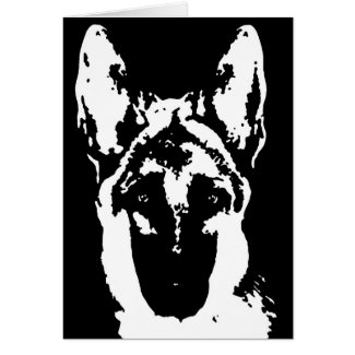 German Shepherd Gifts - Card card
