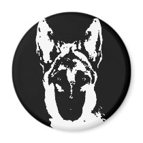 Schäferhund-Geschenke - Magnet by pupaya Schäferhund-Geschenke - Magnet
