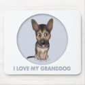 German Shepherd Granddog mousepad