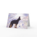 German Shepherd Greeting Card by artbyjolyn German Shepherd Greeting Card