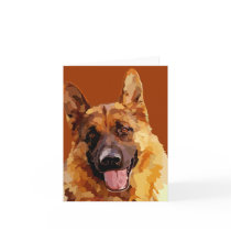 German Shepherd Greeting Card