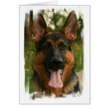 German Shepherd Greeting Card