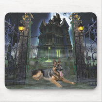 German Shepherd Halloween Mousepad