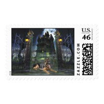 German Shepherd Halloween Postage postage
