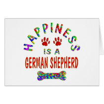 German Shepherd Happiness Greeting Card