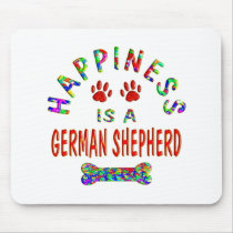 German Shepherd Happiness Mouse Pads