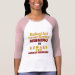 Ladies 3/4 Sleeve Raglan (Fitted)