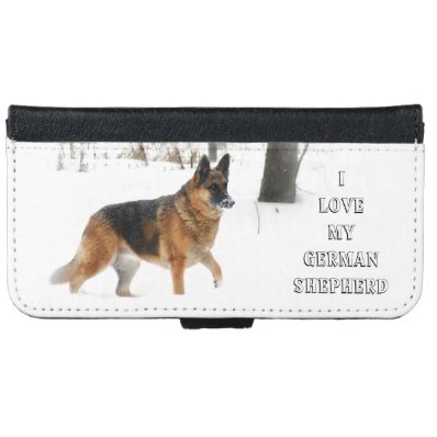 German Shepherd iPhone Wallet Case