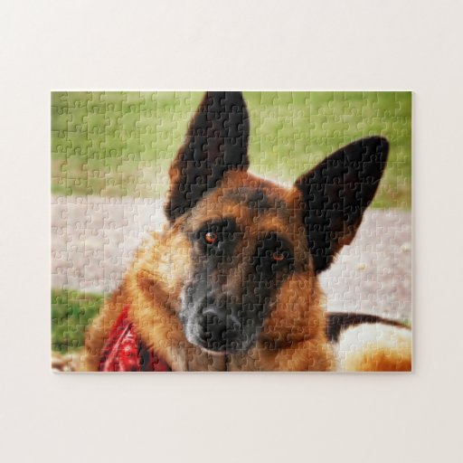 German Shepherd Jigsaw Puzzle Zazzle