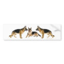 German Shepherd K9 Bumper Sticker bumper stickers by twopurringcats German Shepherd K9 Bumper Sticker bumper stickers