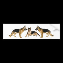 German Shepherd K9 Bumper Sticker bumper stickers