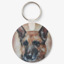 German Shepherd Key Chain keychains by MartiArt German Shepherd Key Chain keychains