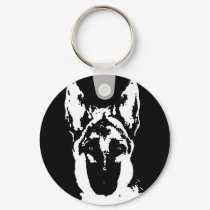 German Shepherd Keychain