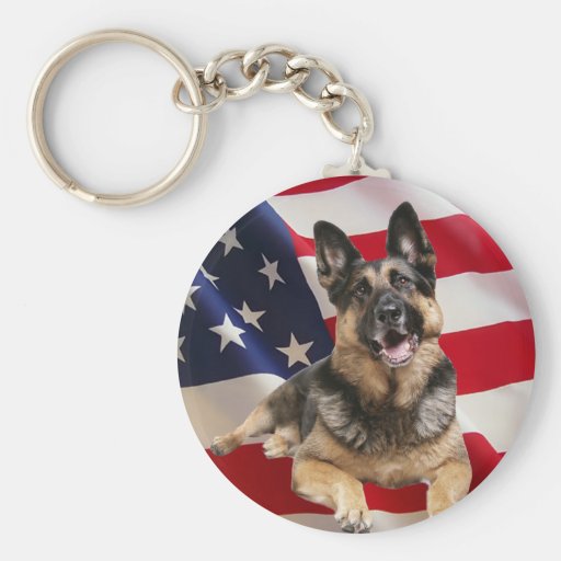 German Shepherd Keychain