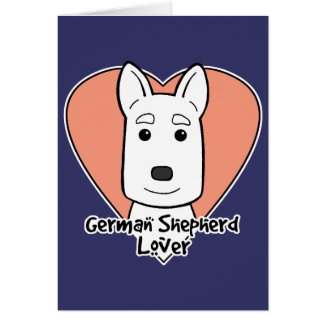 German Shepherd Lover card