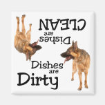 German Shepherd Lovers Dishwasher Magnet
