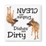 German Shepherd Lovers Dishwasher Magnet