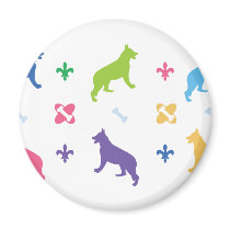 German Shepherd Refrigerator Magnet