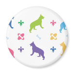 German Shepherd Refrigerator Magnet