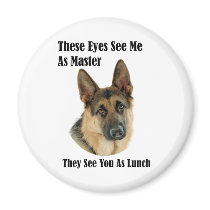 German Shepherd Master magnets by GAZoomIn German Shepherd Master magnets
