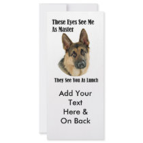 German Shepherd Master rack cards