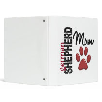 German Shepherd Mom 2 Vinyl Binders