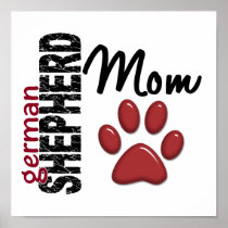 German Shepherd Mom 2 Posters
