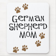 German Shepherd Mom Mouse Mats