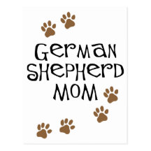 German Shepherd Mom Postcard