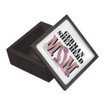 German Shepherd MOM Premium Keepsake Boxes