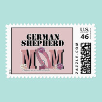 German Shepherd MOM stamps