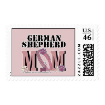 German Shepherd MOM Stamps