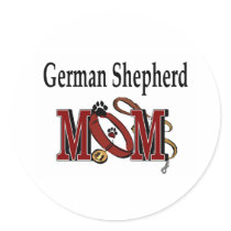 German Shepherd Mom Sticker