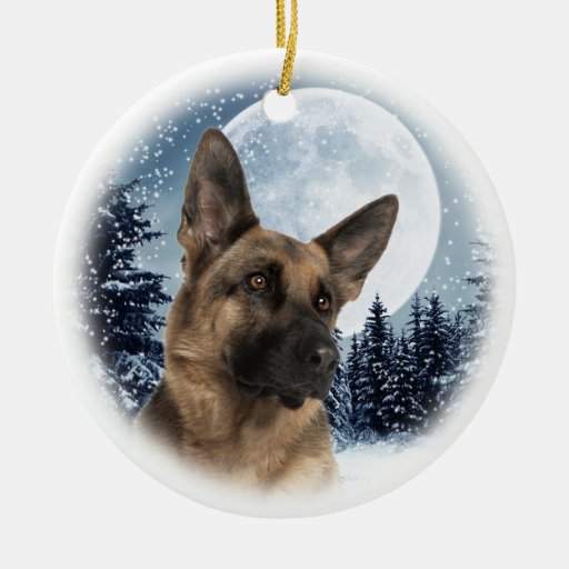 large german shepherd garden ornament