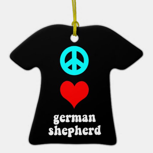 german shepherd ornaments