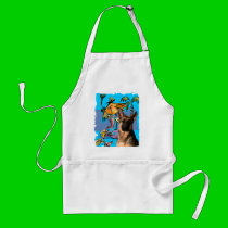 German Shepherd PartyTime aprons by German_Shepherds_byJ German Shepherd PartyTime aprons