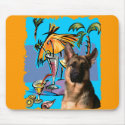 German Shepherd PartyTime mousepads by German_Shepherds_byJ German Shepherd PartyTime mousepads