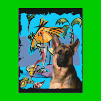 German Shepherd PartyTime postcards by German_Shepherds_byJ German Shepherd PartyTime postcards