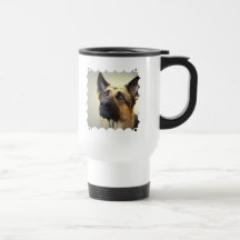German Shepherd Picture Travel Mug
