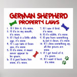 GERMAN SHEPHERD PL2 POSTER